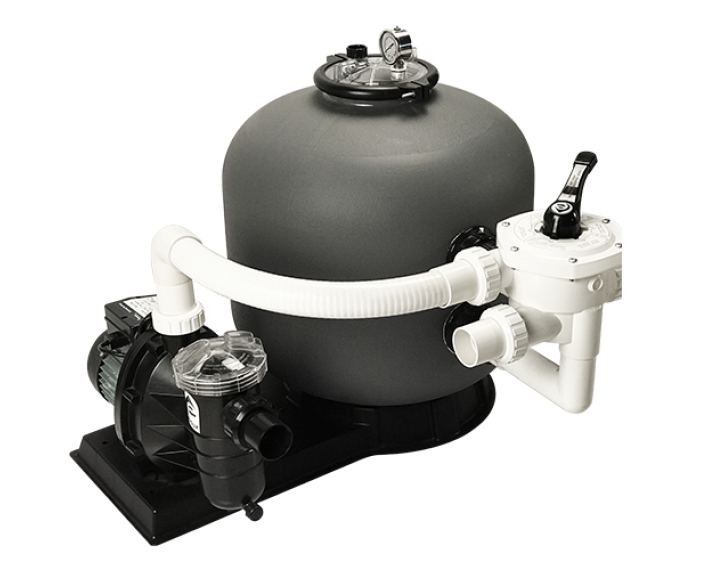 Emaux FSJ series top mount filter system with pump for residential pool