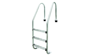 Emaux stainless steel ladders series create robust steel arms of pools